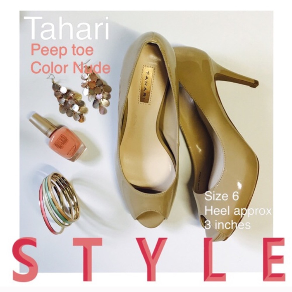 Tahari peep toe